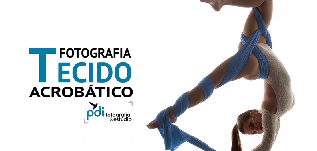 fotografia de tecido acrobático